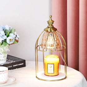 Hot Selling Modern Luxury Aromatherapy Perfume Lamp Electric Candle Wax Warmer Essential Oil Burner Desk Lamp for Home