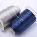 High Tenacity 150D Polyester 3 Strands 80# Mercerized Sewing Thread for Garments Shoes Leather 100% Polyester"