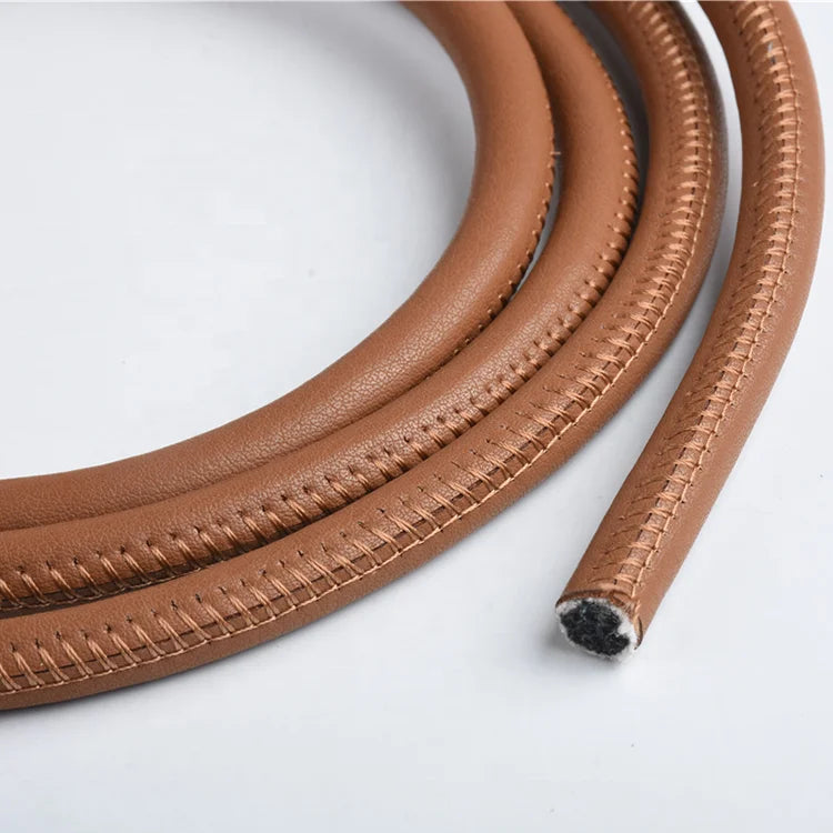 Manufacturer Hot Sale 3mm-20mm round Braided Suede Leather Rope Soft PU for Shoes Bags Decorative Sofa Use