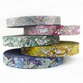 Meetee XP035 38mm Jacquard Strap Thick Colored Webbing for Garment Sewing for Home Textiles Bags Shoes Accessories