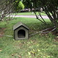 Medium 38*35*38cm Solid Pattern Waterproof Outdoor Pet Kennel Crate Cheap Cat House with Dog Bed for Kitten Shelter