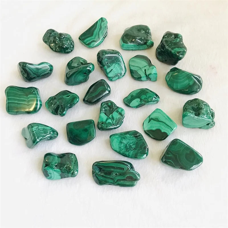 Wholesale Natural Spiritual Healing Crystal Malachite Tumbled Stones