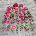 Hot Pink Rose Silk Flowers For Wedding Peony Centerpiece Different Types Pink Flowers