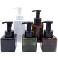 High Quality Pet Square Liquid Soap Dispenser Foaming Face Wash Bottle Cleanser Clear Foamer Pump 250ml Empty Foam Pump Bottles