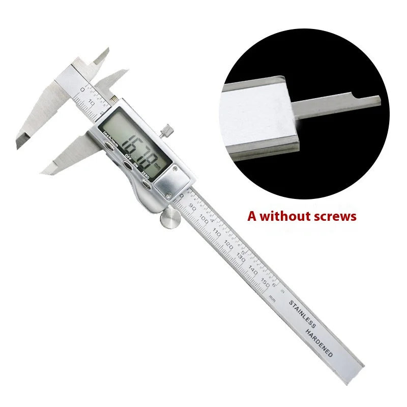 OEM Customizable All-Metal Stainless Steel Digital Caliper Industrial Grade Electronic 0-150mm Hand Tool
