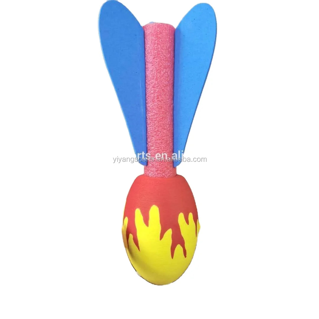 Promotional Gift for Kids Educational Soft EVA Foam Rocket Dart Toy Toy Rocket Launcher