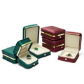 DOC New Custom Jewellery Packaging Box Ring Necklace Boxes Luxury Pu LeatherJewelry Packing Box
