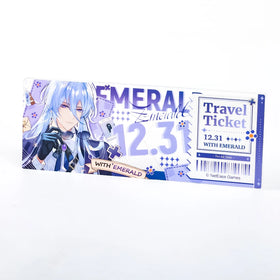 CNAWO Customizable High Quality Acrylic Ticket Bookmark New Design with UV Printing Quality Plastic Block