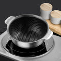 KENGQ Multi-functional 304 Stainless Steel Pot Baking Bowl Little Pan Rice Salad Bowl Non Stick Cooking Bowl