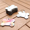 Wholesale Bone Shape Keychains Double Sided Coating Custom Wooden Blank Sublimation MDF Keyrings Jewelry