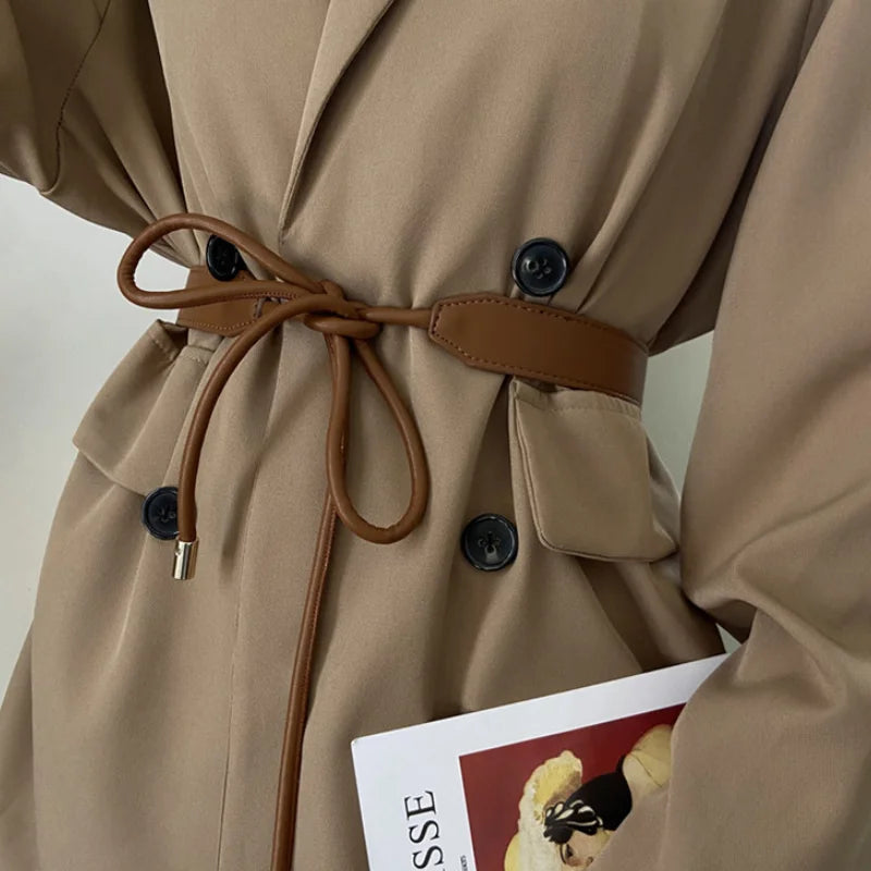 Fashion Women PU Leather Ladies Dress Belts Luxury  Waist Belt Corset Belt Female Waistband