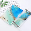 Rectangle Silicone Tea Tray Mold Fruit Tray Resin Molds