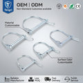 Steel Quick Lock Release Trailer Truck Coupler Safety Pins Bicycle Stroller Cargo Boat Hitch Hook Clip D Shape Buckle Pin