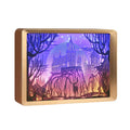 Promotional Items Luxury Corporate Giveaways Harry Hogwarts Casle Led Lighted Shadow Box Frame for Harry Fans