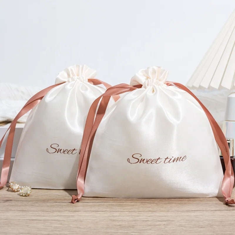 Satin Bag With Custom Logo Soft Satin Dust Bag Soft Satin Bag Wholesale