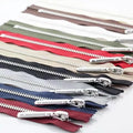 Popular Custom Zipper Jacket Excellent Quality Beautiful Silver Brass Open-End Metal Colored Tape Low Price Zip Airtight Fancy