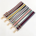 Meetee B-J279 3.8cm Nylon Color Stripe Webbing Long Shoulder Crossbody Anti-gravity Women's Bag Strap