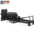 Aluminum Easy to Store at Home Machine Folding  Black Aluminum Foldable Pilates Reformer