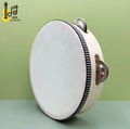 8 Inch Tambourin Wholesale 20cm Diameter Percussion Musical Instrument Tambourine for Wedding Customized Toys MegaBDM