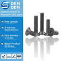 High Strength Carbon Steel Socket Countersunk Head Screws DIN 7991 Grade 10.9 Black for Machinery & Automotive Assembly