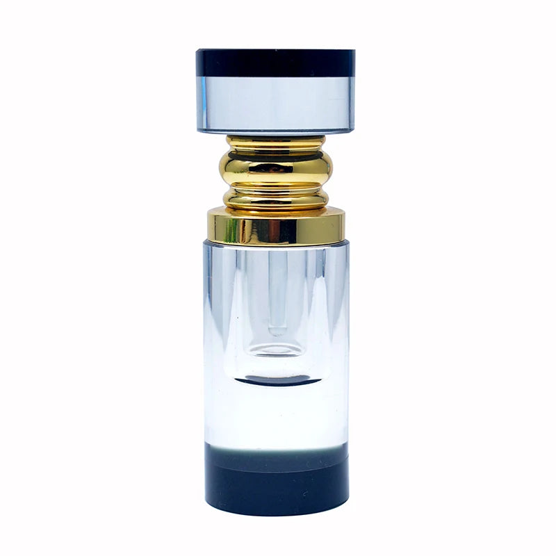 3ml Modern Empty Crystal Fancy Dubai Attar Oil Bottle Refill Perfume Bottles Crystal
