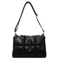 Large Capacity Cotton-padded Texture Vintage Diamond Check Embroidery Line Single Shoulder Crossbody Wholesale Women Bags