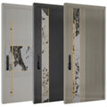 North American Approved Stylish Elegant Design Exterior Modern Oak Wood Entry Solid Front Door Solid Wood Pivot Door