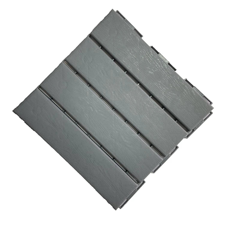 DIY Floor pp Outdoor Patio Tiles Decking Wood Plastic Composite