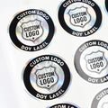 Round Hologram Label Wholesale Custom Printing Logo Die Cut Original Package Holographic Sticker for Hat