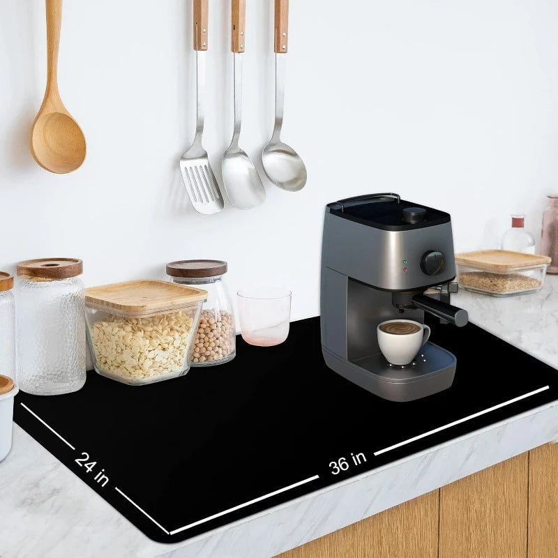 FDA Silicone Counter Mat Heat Resistant Kitchen Countertop Protector Non Slip Mat Silicone Baking Mat for Kitchen