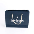 Free Sample Custom Logo Recycled Materials Eco-friendly Art Paper Bag for Shoes Clothing Socks & Fur Packaging Custom Color Size