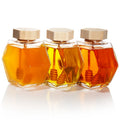 New Clear 120ml 220ml 380ml Glass Honey Jar with Wooden Dipper and Custom Logo IDEA Brand Model IDEAI230210