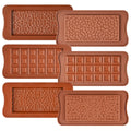 SILIKOLOVE Factory Coffee Bean Heart Diamond Shape Chocolate Moulds LFGB Non Stick BPA Free Silicone Chocolate bar Set Molds