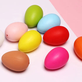 Factory Supply Mass Empty Plastic Easter Festival Party Decorations Easter Eggs Surprise Toys Decorative Easter Egg