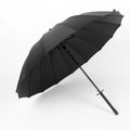 Wholesale 8K 16K 24K Individualized Straight Samurai Sword Umbrella Katana Design 190T Nylon Fabric Summer Fashionable Umbrella