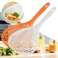 Large Colander Kitchen Large Noodle Spoon Long Handle Spoon High Temperature Non-stick Pan Colanders Strainers Kitchen Utensils