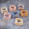 Best Selling Vintage Boho Colorful Butterfly Jewelry Stack Multi-Layer  Glass Bead Bracelet Sets
