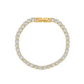 MSX Waterproof Jewelry Charm Bracelets Women Zircon Gold Bracelet Stainless Steel Bracelet Jewelry