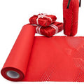 Recyclable Red Honeycomb Wrapping Paper Rolls Logistics Protective Folding Decoration for Packaging Made of Paper & Paperboards