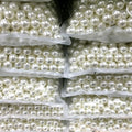 Factory Price 0.5Kg/bag ABS Round Beads With/without Hole Option for Sewing Craft Decoration DIY Accessory Garment Pearls Beads