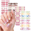 Wholesale Valentine's Day Design 3D Gel Nail Stickers Customized Logo Plastic Nail Wraps with OEM ODM Options
