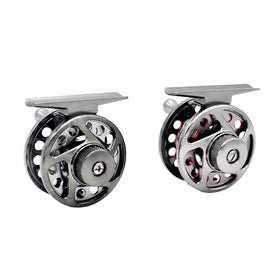 Fly Fishing Reels Aluminium Alloy Fly Reel Gear Machined Adjusting Drag Ice Fly Fishing Reel De Pesca