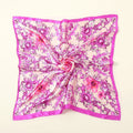 Summer and Spring New Fashion Floral Print 60CM Small square Scarf Export Hit Product European Popular Small  Scarf