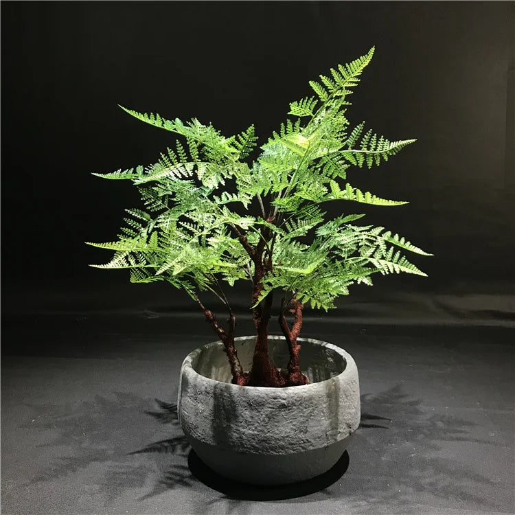2024 Hot Selling High Quality Cheap Price Plastic Plant Persian Fake Grass Artificial Fern Tree for Indoor Office Wedding Decor