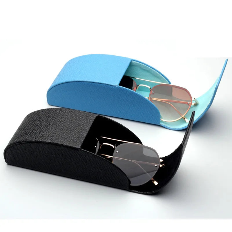 Fashion Designer Rectangle Hard Custom Logo Square Metal Optical Eyewear Packaging Glasses Box Sunglasses Eyeglasses Case