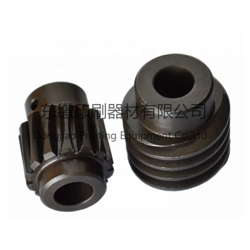 1 Set G2.015.706 Worm and Worm Gear for Heidelberg SM52 Printing Machine