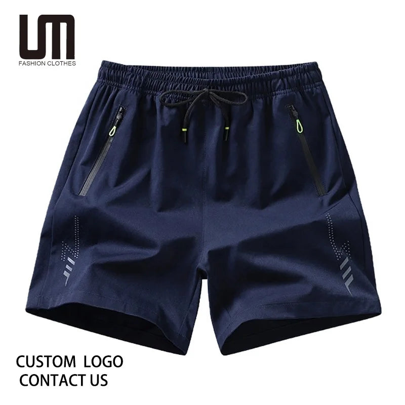 Custom New Men's Sporty Breathable Eco-Friendly Quick Dry Casual Summer Workout Running Shorts Solid Pattern Gym Fitness