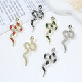 Fashionable Crystal Diamond Alloy Rhinestone Snake Brooch for Weddings Parties or Engagements Perfect Gift