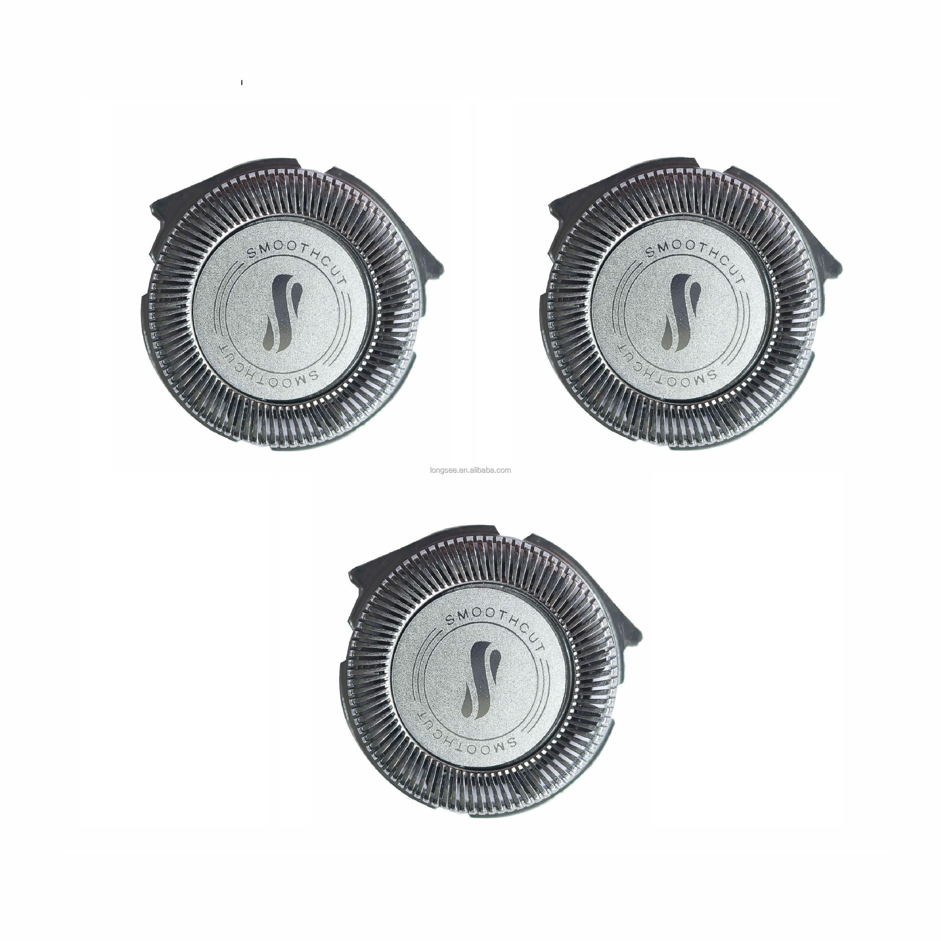3 Pcs SH30 Replacement Heads Stainless Steel High Grade for Norelco for 3000/2000/1000/S1560 Electric Razor