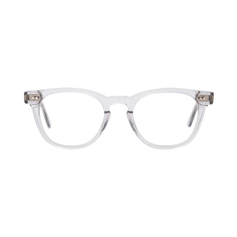 Vintage Retro Transparent Clear Blue Light Blocking Acetate Eyeglasses Frame Glasses for Men